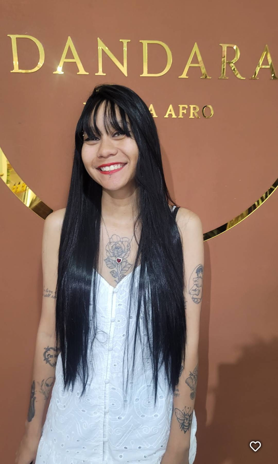 Aplique liso com franja